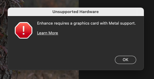 Adobe Camera RAW “Enhance” Issue